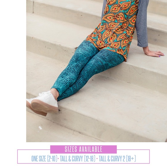 Lularoe OS Leggings - Picture 3 of 4